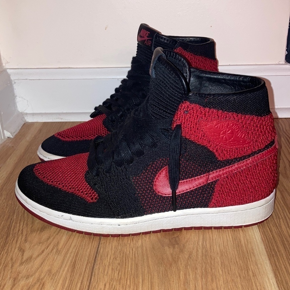 JORDAN 1 RETRO HIGH OG FLYKNIT 'BRED'